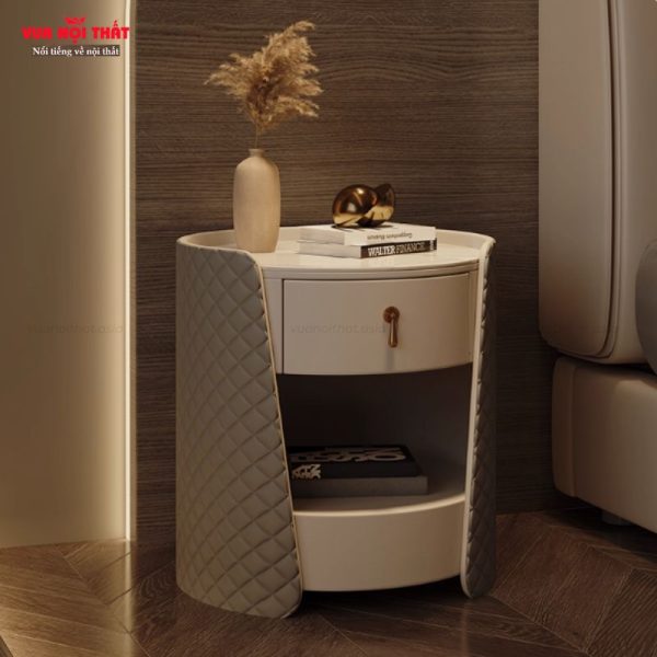 Đặc điểm nổi bật của tủ đầu giường bọc da hiện đại TDG19
