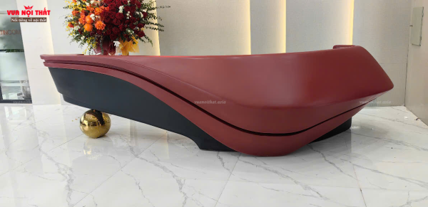 Quy trình bàn giao quầy lễ tân composite tại Vuanoithat