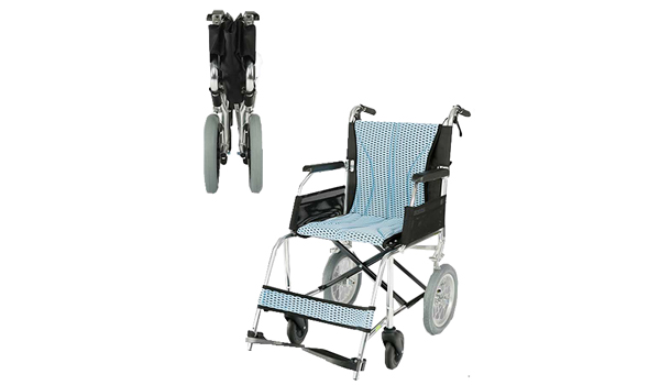 Xe lăn có thể gấp gọn dễ dàng khi không sử dụng