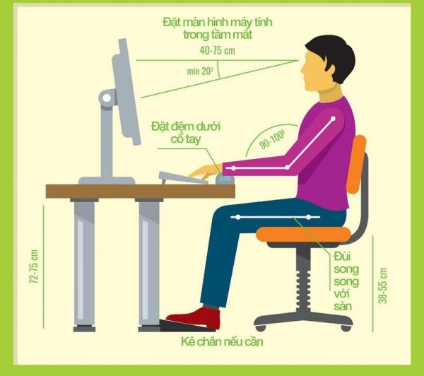 Cách Ngồi Ghế Văn Phòng Đúng Cách Cho Dân Văn Phòng