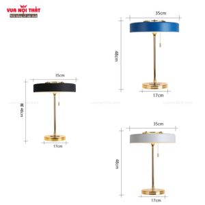Kích thước của đèn để bàn decor phòng ngủ, phòng làm việc DTT77