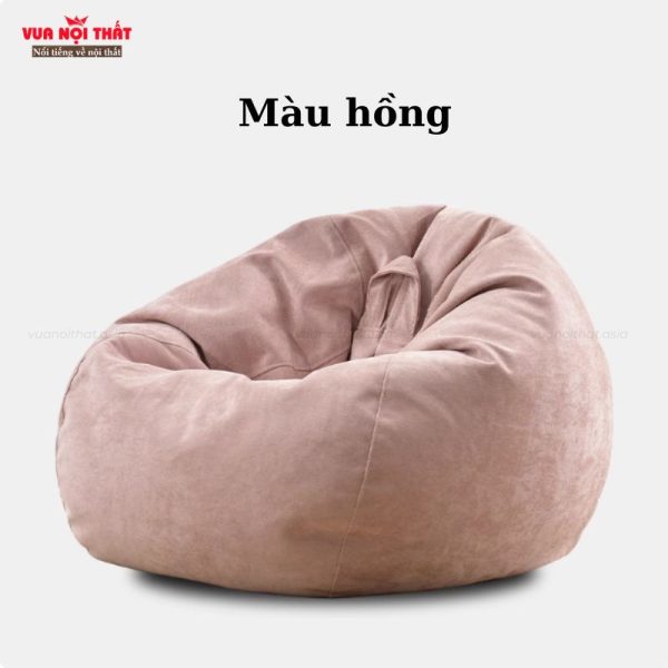 Ghế sofa lười có khóa kéo GL65 - Màu hồng