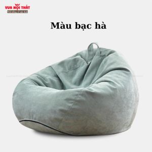 Ghế sofa lười có khóa kéo GL65 - Màu bạc hà