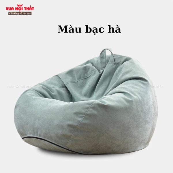 Ghế sofa lười có khóa kéo GL65 - Màu bạc hà