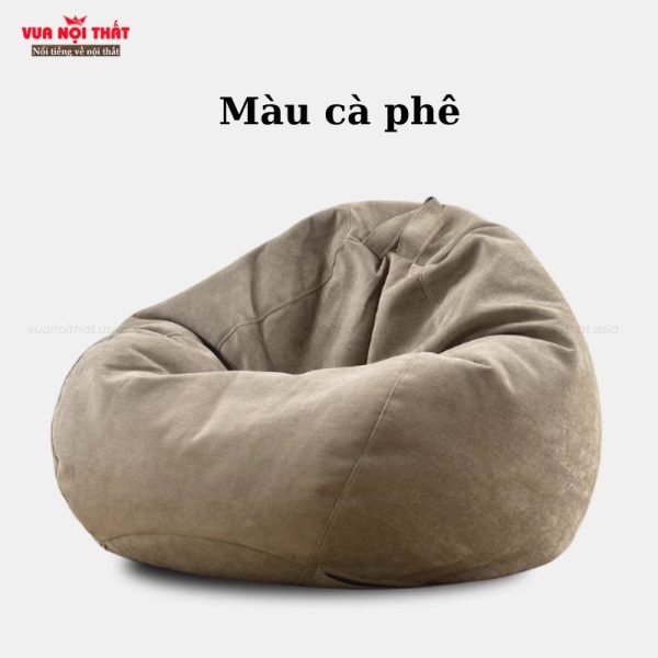 Ghế sofa lười có khóa kéo GL65 - Màu cà phê