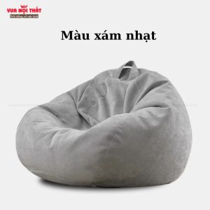 Ghế sofa lười có khóa kéo GL65 - Màu xám nhạt