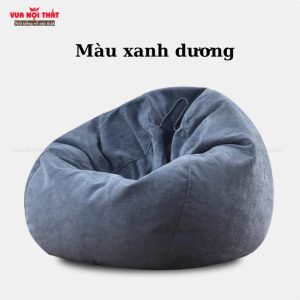 Ghế sofa lười có khóa kéo GL65 - Màu xanh dương