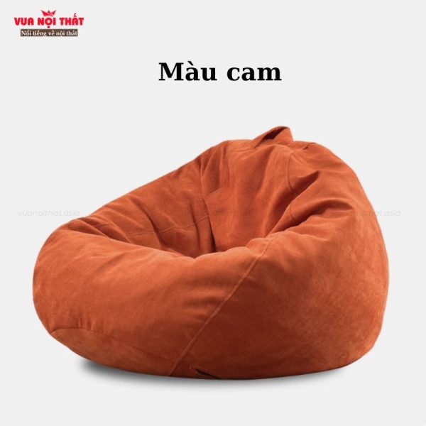 Ghế sofa lười có khóa kéo GL65 - Màu cam