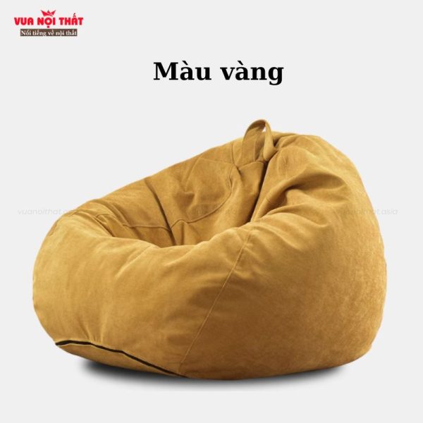 Ghế sofa lười có khóa kéo GL65 - Màu vàng