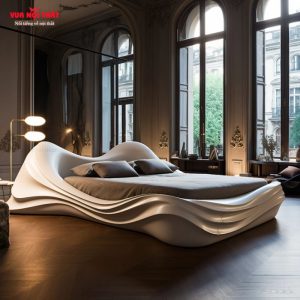 Giường ngủ composite chất lượng cao GN18 tạo điểm nhấn ấn tượng cho không gian