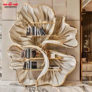 Kệ trưng bày bằng gỗ nhập khẩu TK13 có kích thước cân đối