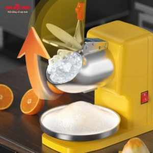Máy làm đá bào MXĐ02 có thể bào được 500 gam đá mỗi lần