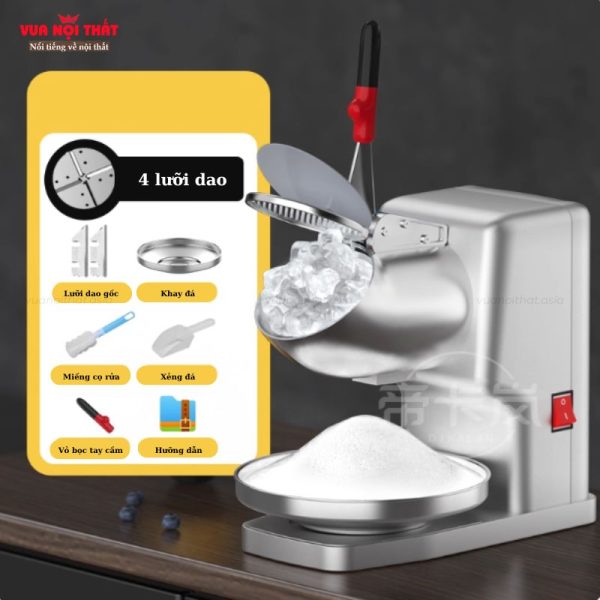 Máy xay đá bào giá rẻ MXĐ02 màu bạc