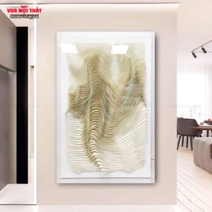 Tranh decor tường TT89 được chế tác từ khung gỗ cao cấp, bền chắc độ hoàn thiện cao