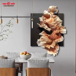 Tranh vải decor tường nhập khẩu chất lượng TT91 tạo điểm nhấn ấn tượng cho không gian
