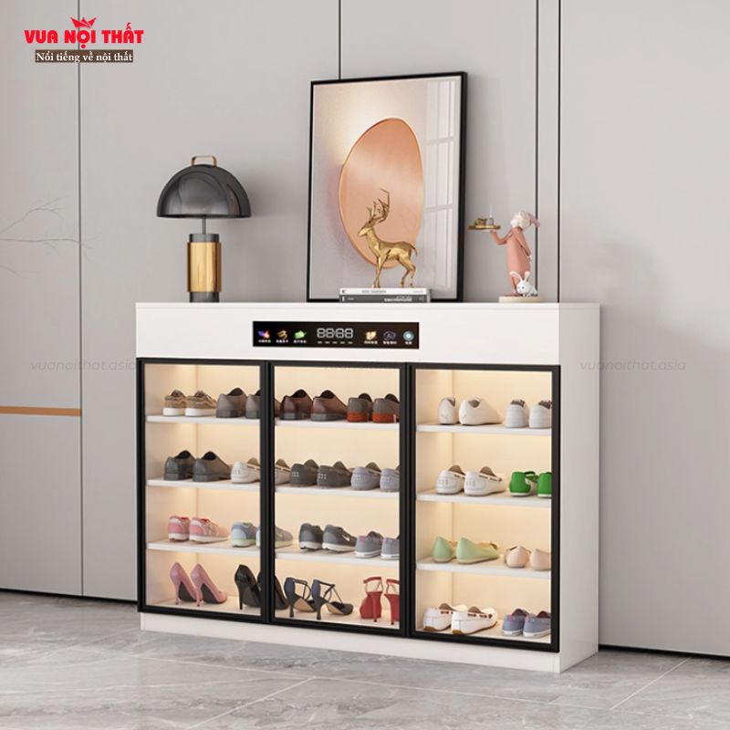 Tủ giày gỗ khử mùi thông minh chất lượng cao TGD10