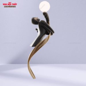 Tượng decor trang trí không gian phòng khách sang trọng TTT159