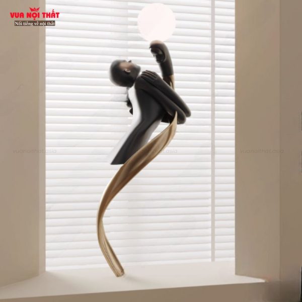 Tượng decor phòng khách độc đáo TTT159 có tỷ lệ cân đối