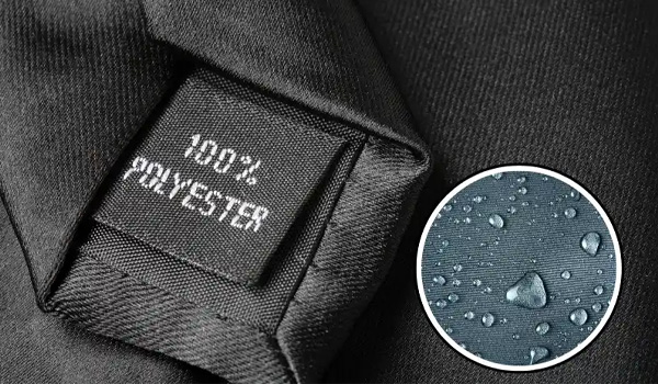 Vải polyester còn được dùng để sản xuất lều, túi ngủ,... nhờ đặc tính chống thấm tốt