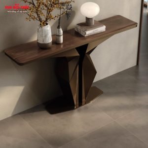 Bàn console mặt gỗ óc nhập khẩu chất lượng cao BTS22