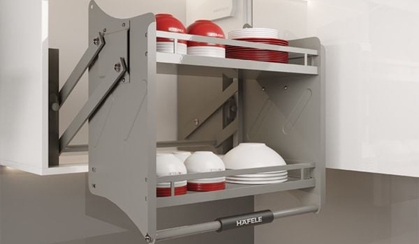 Hafele là thương hiệu phụ kiện tủ bếp đến từ Đức