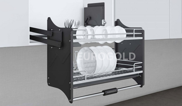 Eurogold là thương hiệu phụ kiện tủ bếp khá quen thuộc với người tiêu dùng Việt