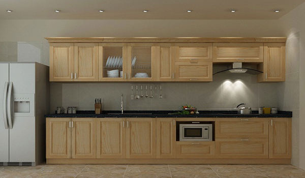 Cách bảo quản tủ bếp gỗ sồi nhập khẩu