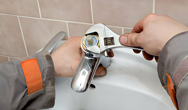 Siết nhẹ bằng mỏ lết, tránh siết quá mạnh vì có thể làm rách gioăng