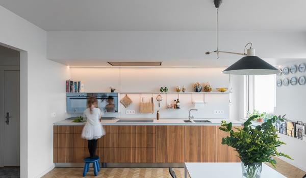 Cách thắp sáng nhà bếp bằng đèn trang trí