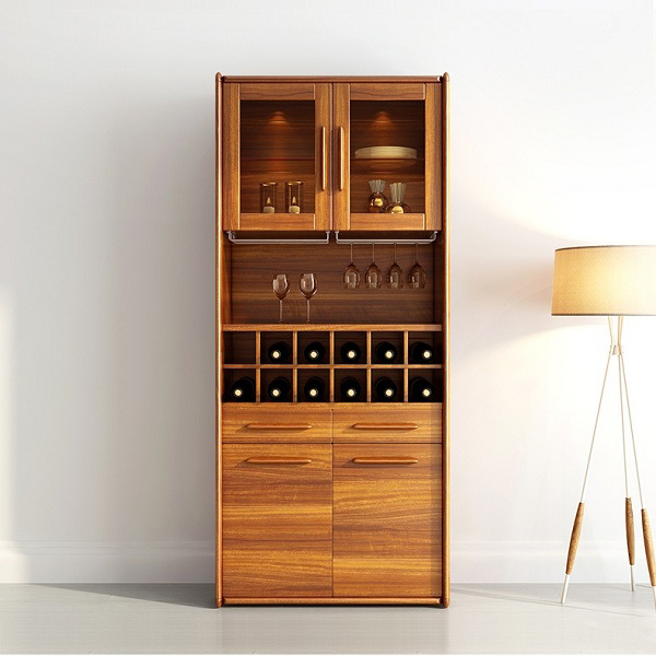 Tủ rượu gỗ sồi rẻ hơn so với các loại tủ rượu gỗ tự nhiên khác