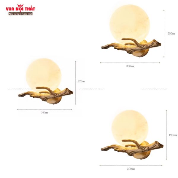 Đèn tường decor hành lang, sân vườn cao cấp DTT78 có đa dạng kích thước