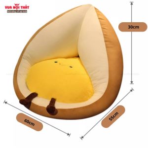 Ghế ngồi hình trái cây dễ thương GL66 có kích thước nhỏ gọn vừa vặn với các bé