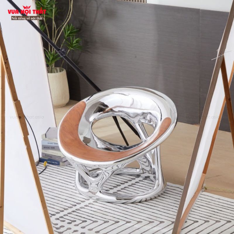 Ghế sofa đơn mạ điện nhập khẩu sang trọng GSF18