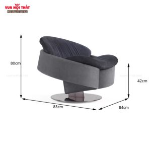 Kích thước của ghế sofa đơn nhập khẩu phong cách Bắc Âu GSF17