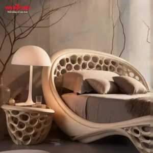 Giường ngủ hình tổ ong cao cấp GN19 được làm từ composite có khả năng chống mối mọt