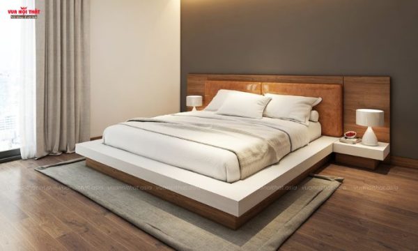 Mẫu Giường ngủ gỗ công nghiệp bán chạy giá rẻ