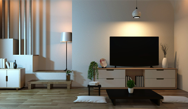 Kệ tivi đẹp góp phần nâng tầm phong cách thiết kế nội thất