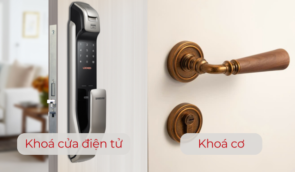 Khóa cửa điện tử và khóa cơ: Đâu là lựa chọn tốt nhất?