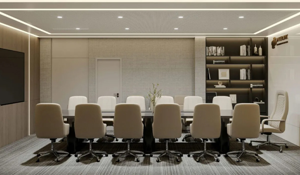 Lựa chọn kiểu dáng bàn phù hợp với không gian phòng họp