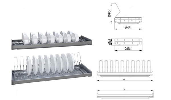 Kích thước giá bát cố định tiêu chuẩn trên thị trường