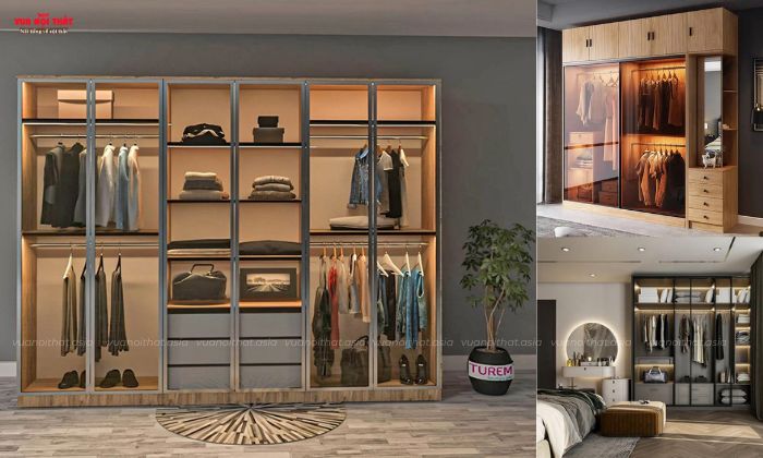 Mẫu Tủ quần áo cánh kính bán chạy giá rẻ tại TPHCM