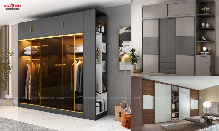 Mẫu Tủ quần áo cửa lùa bán chạy giá rẻ tại TPHCM