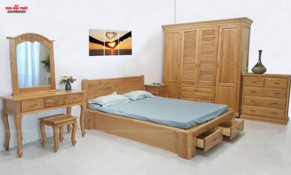 Ưu điểm nổi bật của tủ quần áo gỗ sồi