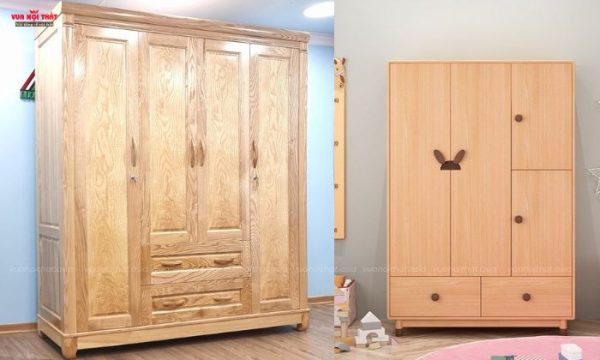 Các mẫu tủ quần áo gỗ sồi chất lượng được ưa chuộng nhất