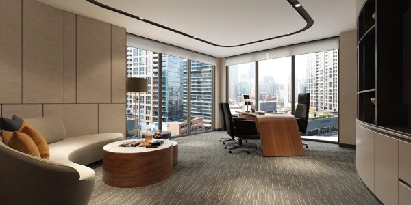 nội thất phòng làm việc giám đốc hiện đại