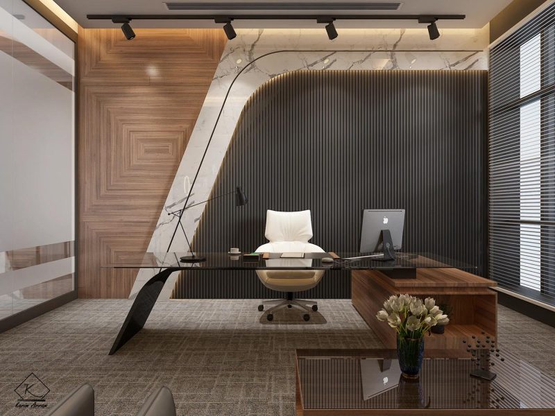 Nội thất phòng làm việc giám đốc hiện đại