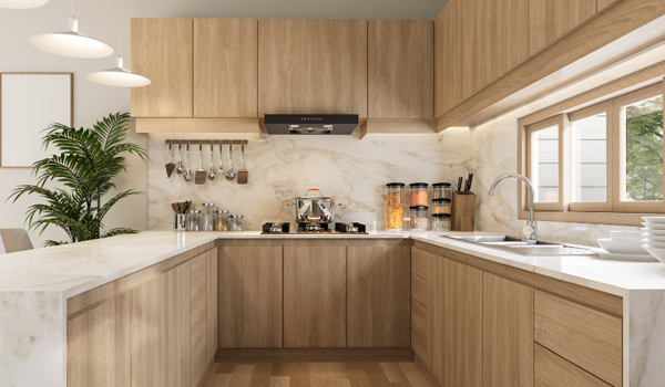 Thiết kế bếp chữ U và những điều lưu ý