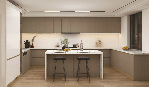 Thiết kế hệ thống lưu trữ thông minh cho bếp chữ U