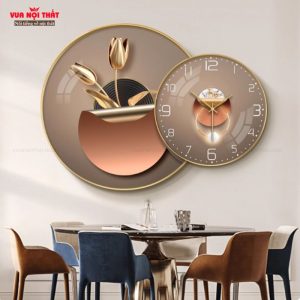 Tranh treo tường kết hợp đồng hồ đẹp TT92 - Mẫu A