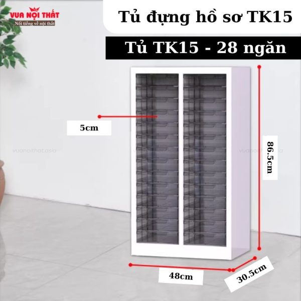 Tủ đựng đồ dùng học tập giá rẻ TK15 có đa dạng kích thước ngăn để khách hàng lựa chọn